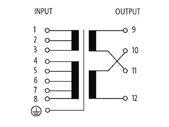 Murrelektronik - Phase Control and isolation Transformer - 100 VA 208..550 V - 2 x 115 V - UL Safety - 86143