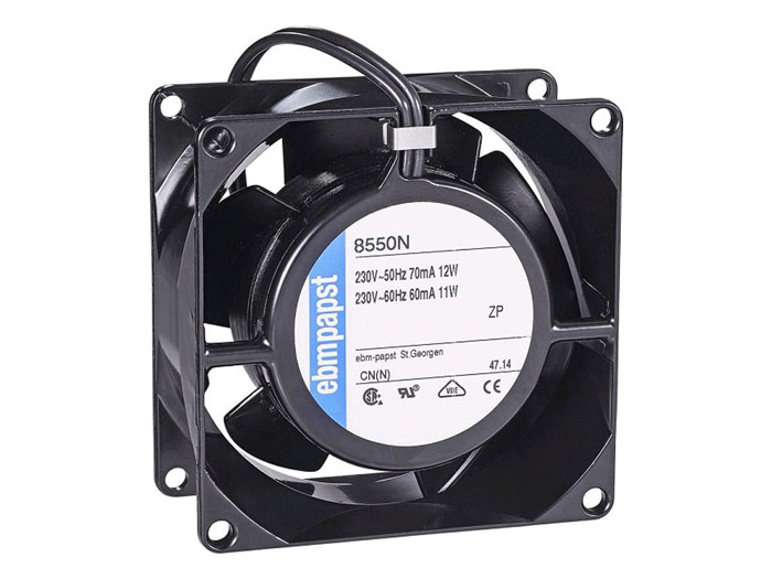 ebm-papst 8550N - Ventilateur Axial Roulement 80 x 80 x 38 mm - 230 Vca