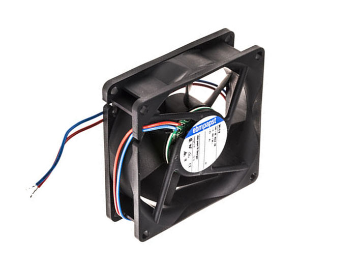 ebm-papst 8414N - Ventilateur axial à billes 80 x 80 x 25 mm - 24 Vcc