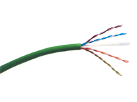 Lazsa 3186 - Cable Manguera 4 Pares UTP Cat. 6A Rígido - Libre Halógenos Dca-s2,d2,a2