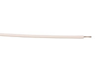 Câble Monobrin Unipolaire Rigide 0,28 mm² Blanc - 100 m