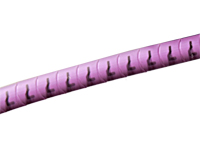 Pliotex - 10 Marqueurs de Câble Ø2,2-Ø5 mm - Violet nº 7 - PT-V+45-7