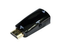 Conversor de Vídeo HDMI para VGA e Áudio - A-HDMI-VGA-02
