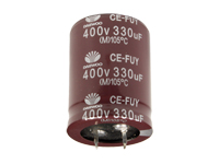 Condensador Electrolítico Radial 330 µF - 400 V - 105°C