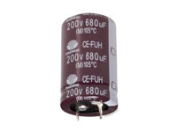Condensador Electrolítico Radial 680 µF - 200 V - 105°C