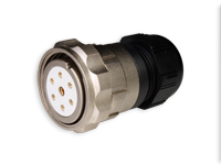 FHR30B7 - 7 Contacts Female Size 30 In-Line Mount Circular Connector - 920637YS
