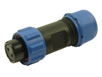 WEIPU SP13 Series IP68 - 2 Contacts Ø13 Waterproof Female Cable-Mount Connector - IP68 - FM686812 - SP1310/S2