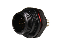 WEIPU SP13 Series IP68 - 9 Contacts Ø13 Waterproof Male Panel-Mount Connector - FM686809 - SP1312/P9-N