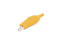 Insulated Small Alligator Clip for Soldering - Yellow - CM5Y