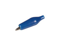 Insulated Small Alligator Clip for Soldering - Blue - CM5BL