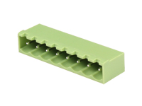 5.08 mm Pitch - Pluggable Straight Male Closed Terminal Block - 8 Contacts