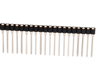 2.54 mm Pitch - Turned Pin Straight Female Header Strip for Wire-Wrap -32 Pins - 323.87.132.41.001101