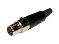 5 Pole Female Cable mini-XLR Connector