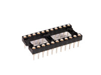DIL Socket Integrated Circuit - 22 Pins - 10 mm - Turned Pin