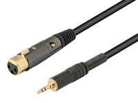 3.5 Stereo Jack Male to 3 Pole XLR Female Cable - 5 m - EQ620405S