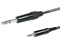 3.5 Stereo Jack Male to 6.3 Stereo Jack Male Cable - 5 m - EQ610605S