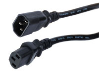 IEC 60320 C13 Female to C14 Male Power Cable - 1.8 m