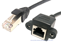 Cable de Conexión FTP Cat. 5E Macho - Hembra - 1 m - 0970-1