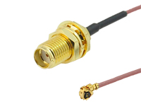 Cable RF UFL (Ufl/U.FL/IPX/IPEX)  a SMA hembra - 0,15 m