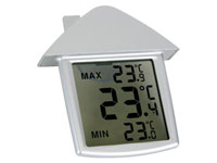 Thermomètre de Fenêtre Transparent avec Indication Min/Max - TA25