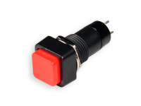 Panel-Mount Push Button Switch - Interlocked - Red - BR70-00018