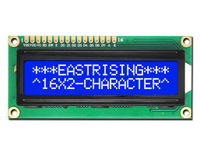 LCD Alphanumeric Module 16 x 2 Green on Blue - LCD1602a
