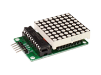 MAX7219 - 8 x 8 32 mm Red LED Matrix + 4-Wire Serial Controller