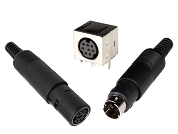 Mini-DIN Connectors