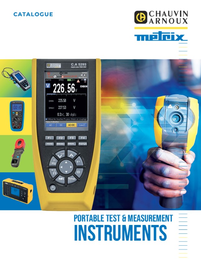 Test & Measurement Chauvin Arnoux Catalogue