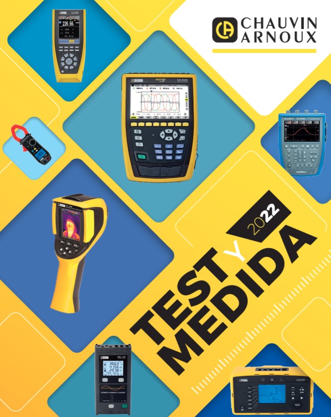 Catálogo equipos de test y medida Chauvin Arnoux