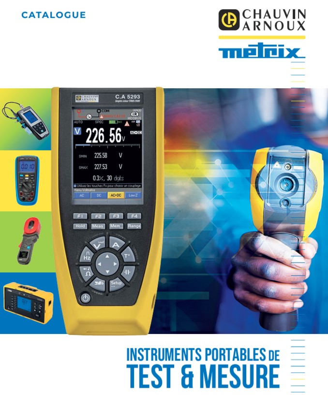 Catalogue test & mesure Chauvin Arnoux