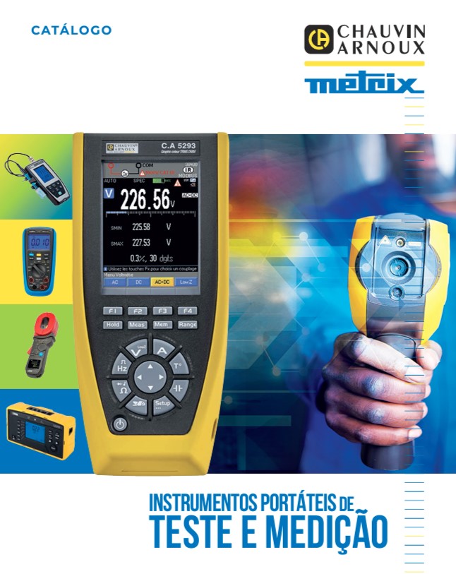 Catálogo teste e medição Chauvin Arnoux
