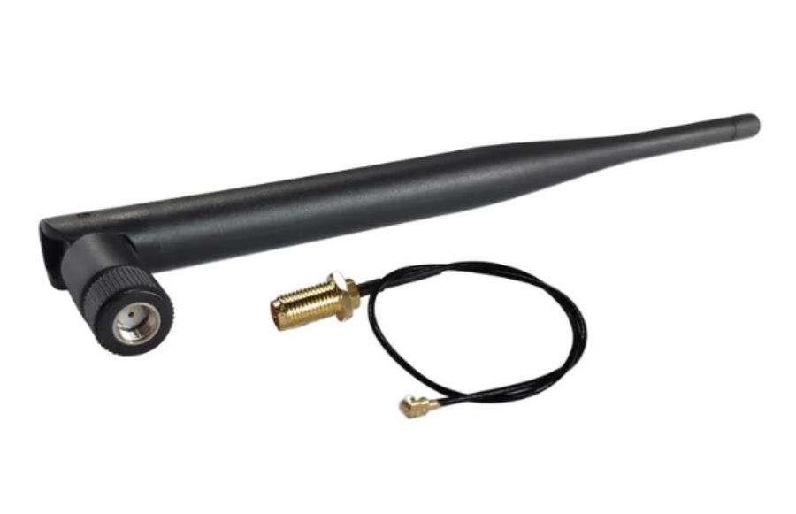 433 Mhz Waterproof Rubber Antenna and Pigtail Cable - 5 DBI