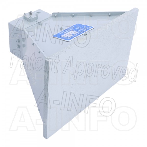 A-INFO - Antena Corneta de Banda Larga 0,7-18,0 GHz - Ganho de 12dB - SMA Fêmea - LB-7180-SF