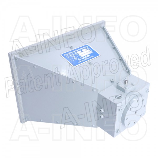 A-INFO - Antena de Bocina Banda Ancha 0.7-18.0 GHz - 12dB de Ganancia - SMA Hembra - LB-7180-SF