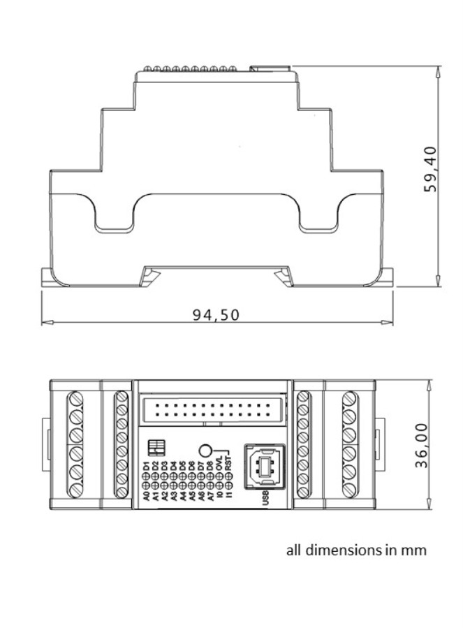 Controllino MINI - Controlador PLC de 8 entradas y 8 salidas - 100.000.00
