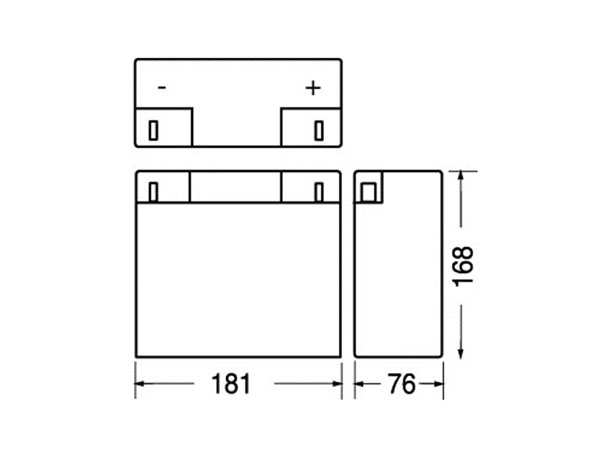 Enix Power Solutions AMP9039 - Batterie Plomb 12 V - 18 Ah