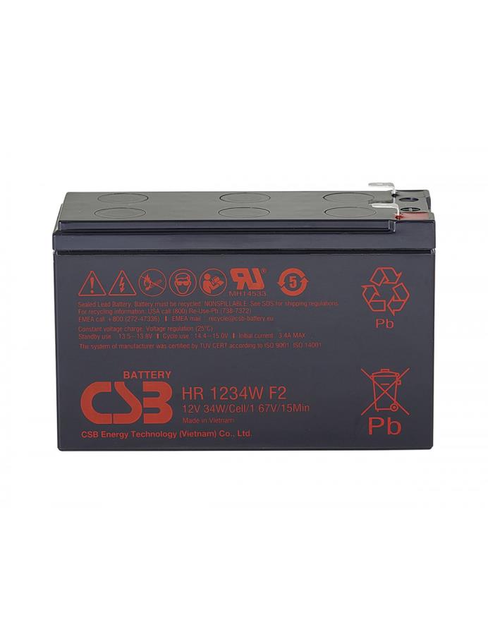 CSB HR 1234W F2 - Batterie Plomb 12 V / 34 W