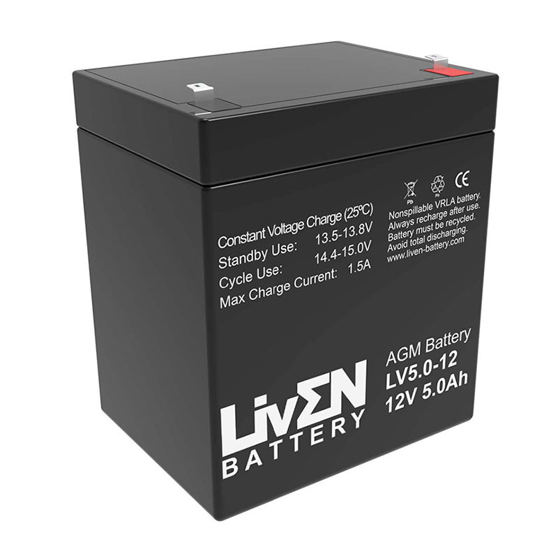 Liven Battery LV5-12 - Batterie au plomb 12V / 5AH