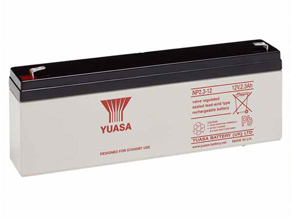 Yuasa 2.3-12 - 12 V - 2.3 Ah Lead-Acid Battery - NP2.3-12