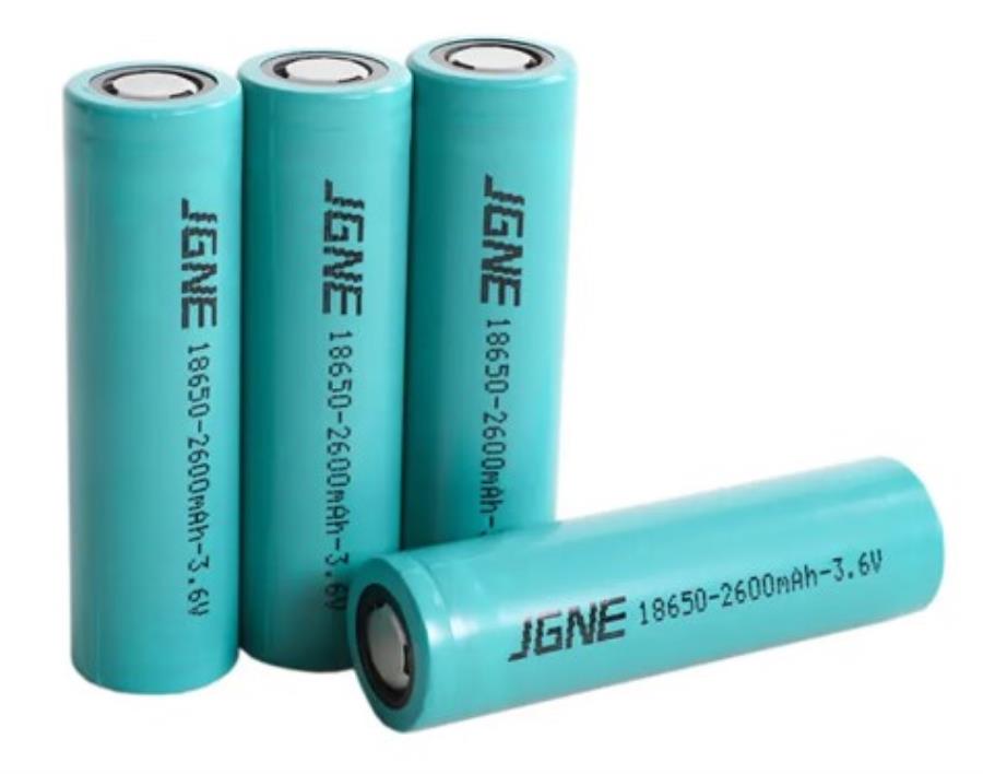 Goldencell JGCNR18650-2600mAh-3.6V - Batterie Lithium Ion 18650 / 3,6 V / 2,6 A - Décharge maximale 7,8 A