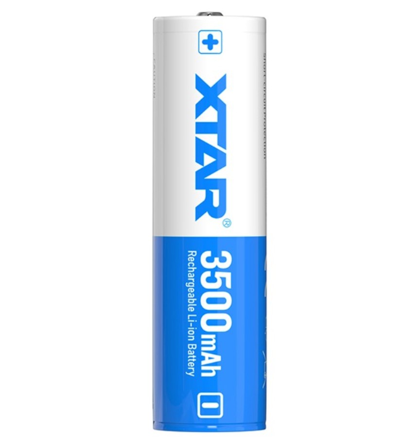 XTAR 18650-350PCM - Batería de Ion de Litio 3,6 V - 3500 mA - Corriente de descarga continua 10 A