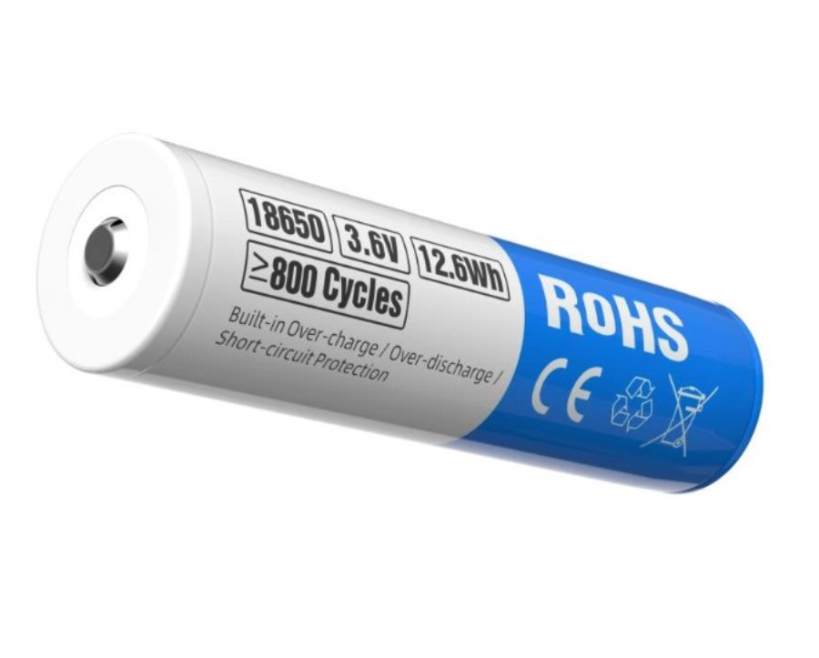 XTAR 18650-350PCM - 3.6V - 3500mA Lithium Ion Battery - Continuous Discharge Current 10 A