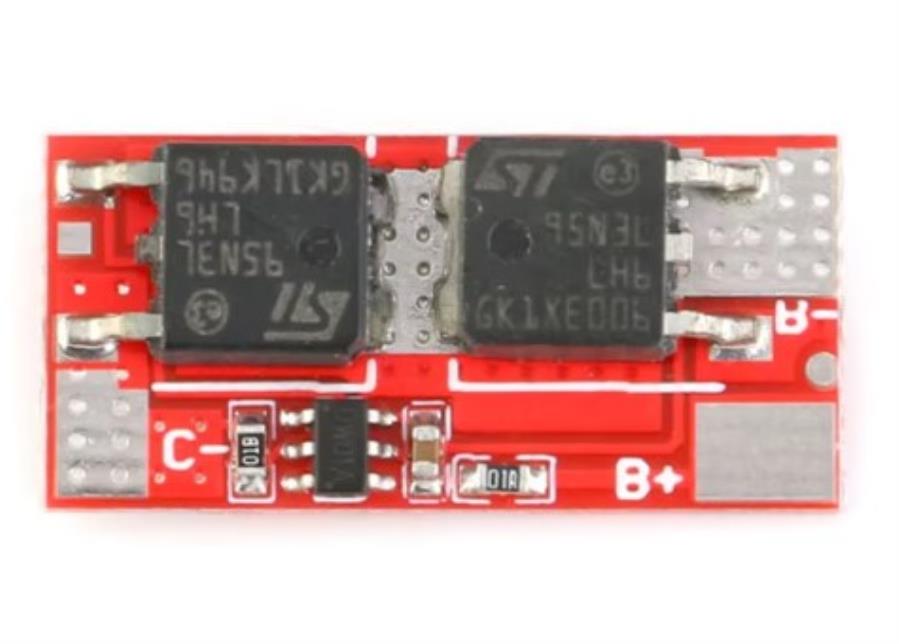 BMS - Protective Charger Module for 1 18650 Lithium Ion Battery - 3.7 V - 10 A