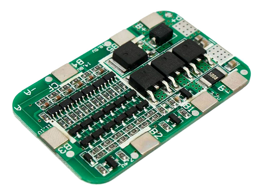 BMS - Module de Protection de Chargeur pour 6 Batteries au Lithium-Ion 18650 - 22 V - 15 A