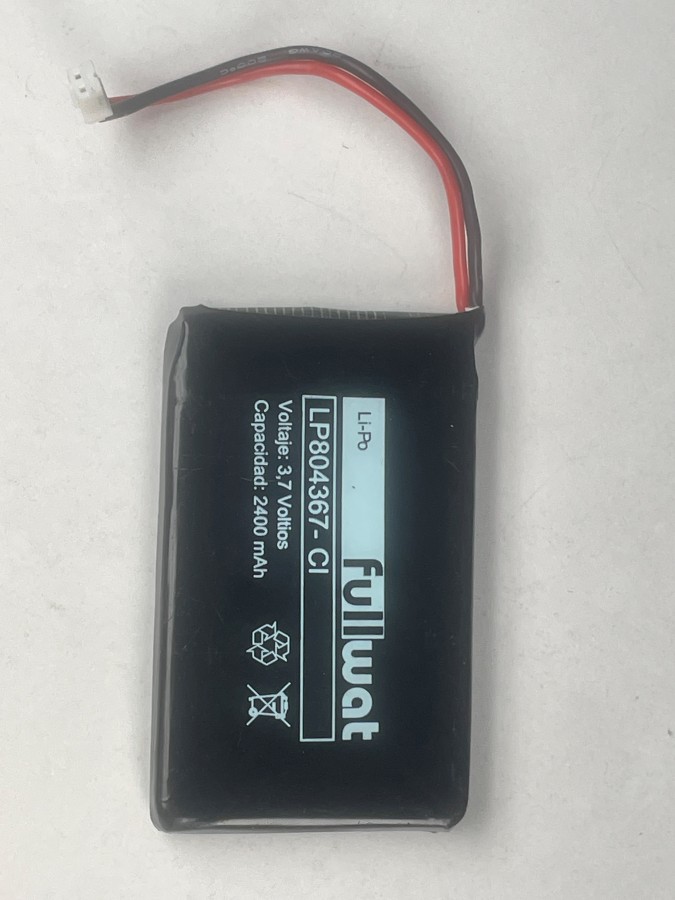 Fullwat LP804367-CI - Batería de Polímero Litio 3,7 V - 2400 mA