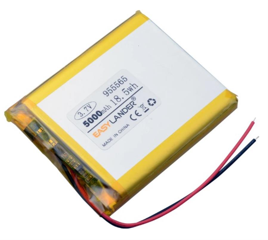 3.7 V - 5000 mA Lithium Polymer Battery - 955565