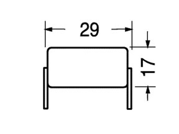 Bateria NiMH 1,2 V - 1000 mAh - ½ A com Pinos