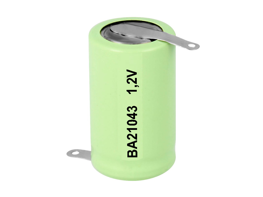 Batterie NiMH 1,2 V - 650 mAh - ½ AA (avec bornes)