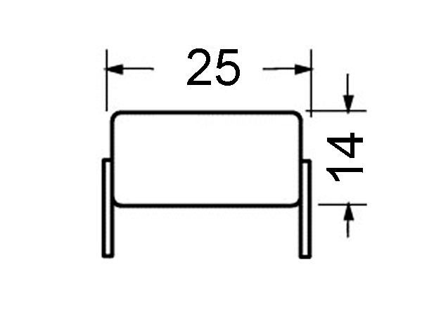 Batterie NiMH 1,2 V - 650 mAh - ½ AA (avec bornes)
